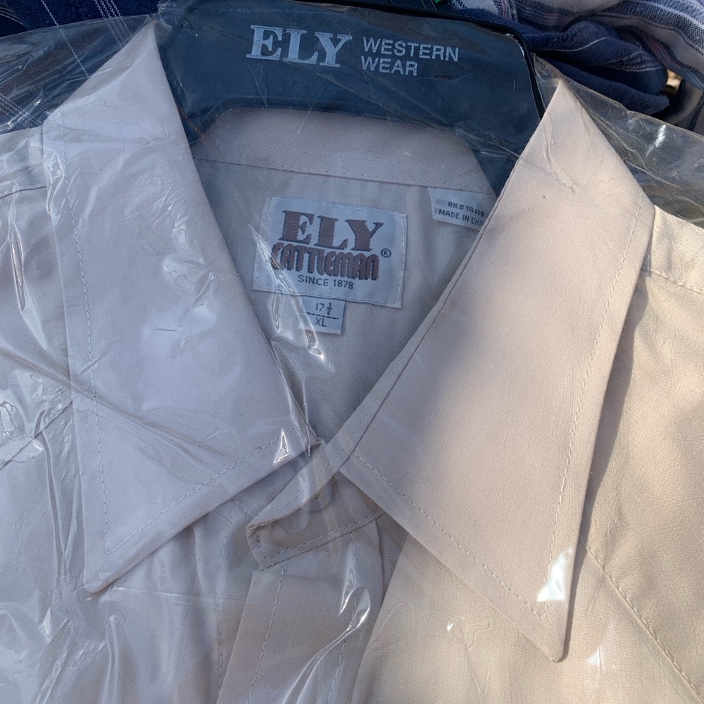 NWT Eli Cattlemen Button Down Western Wear Shirt